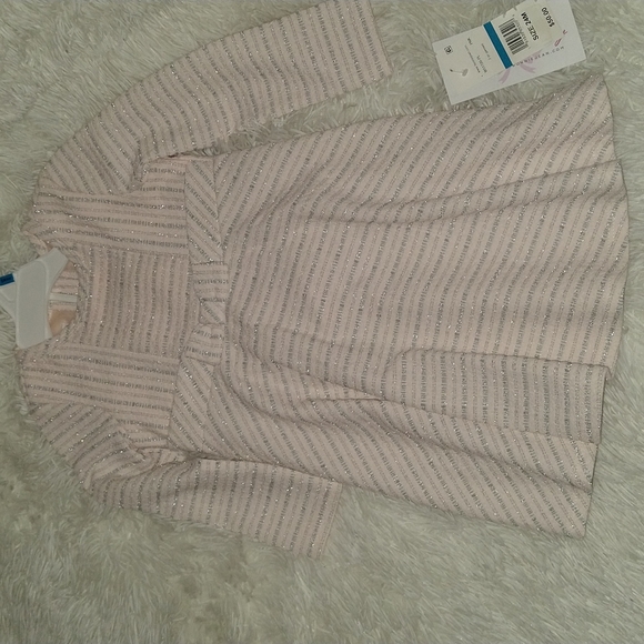Bonnie baby pink lurex dress. Size 24months - Picture 3 of 7